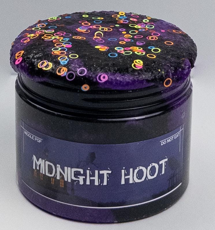 Midnight Hoot SnowFizz Slime