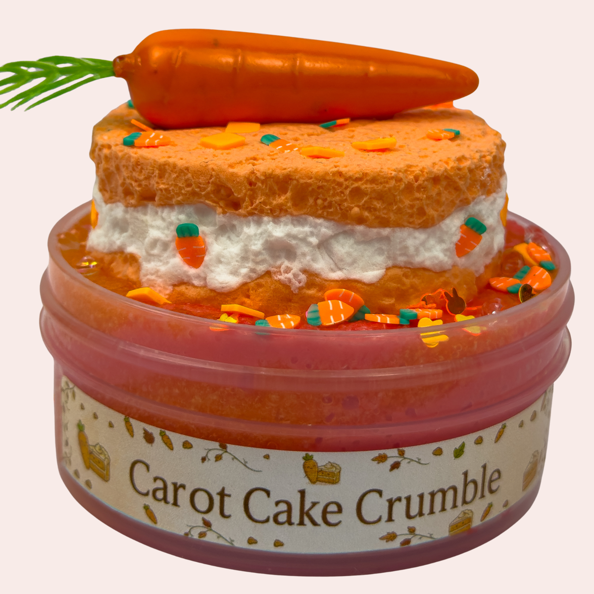 Carrot crumble DIY Slime Kit