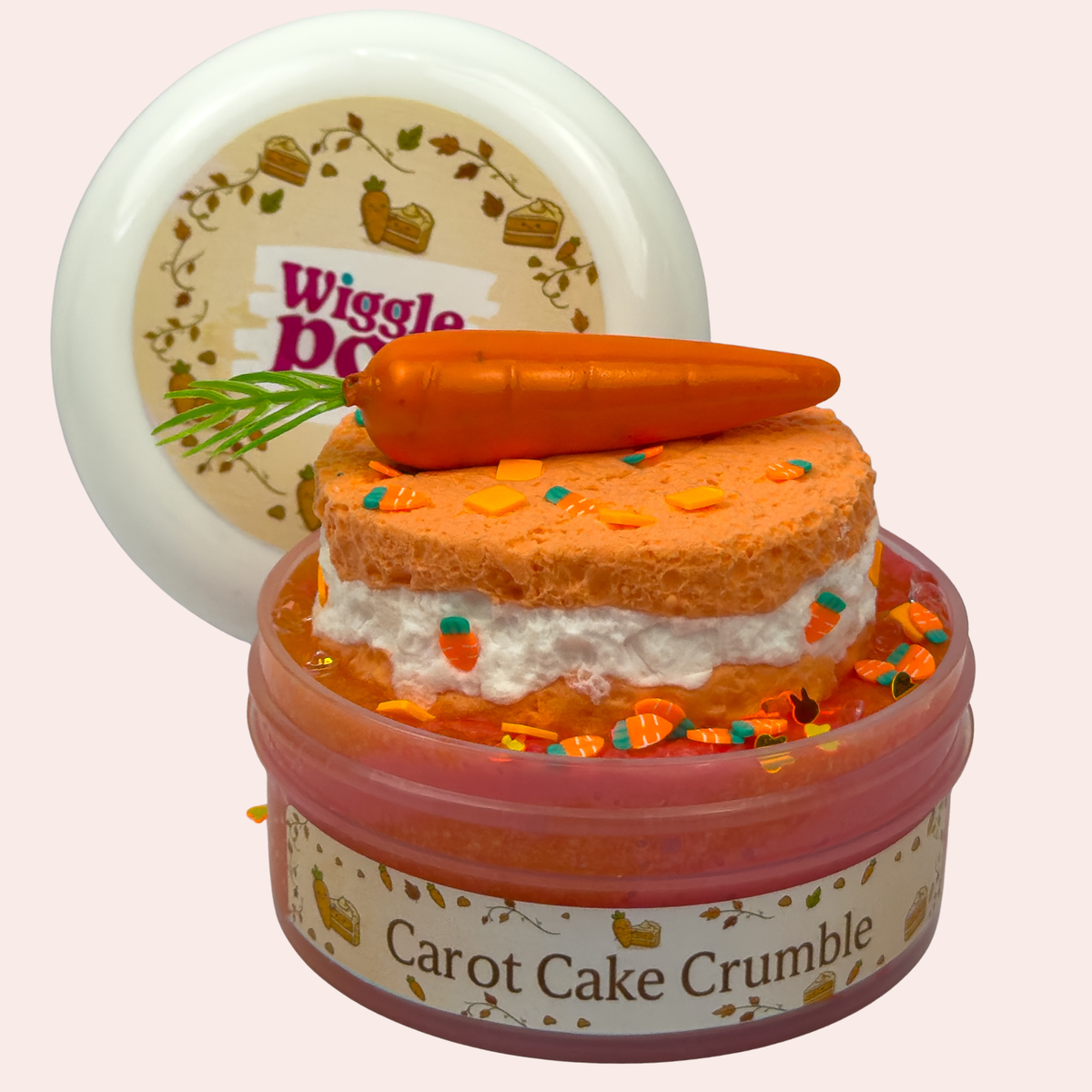 Carrot crumble DIY Slime Kit