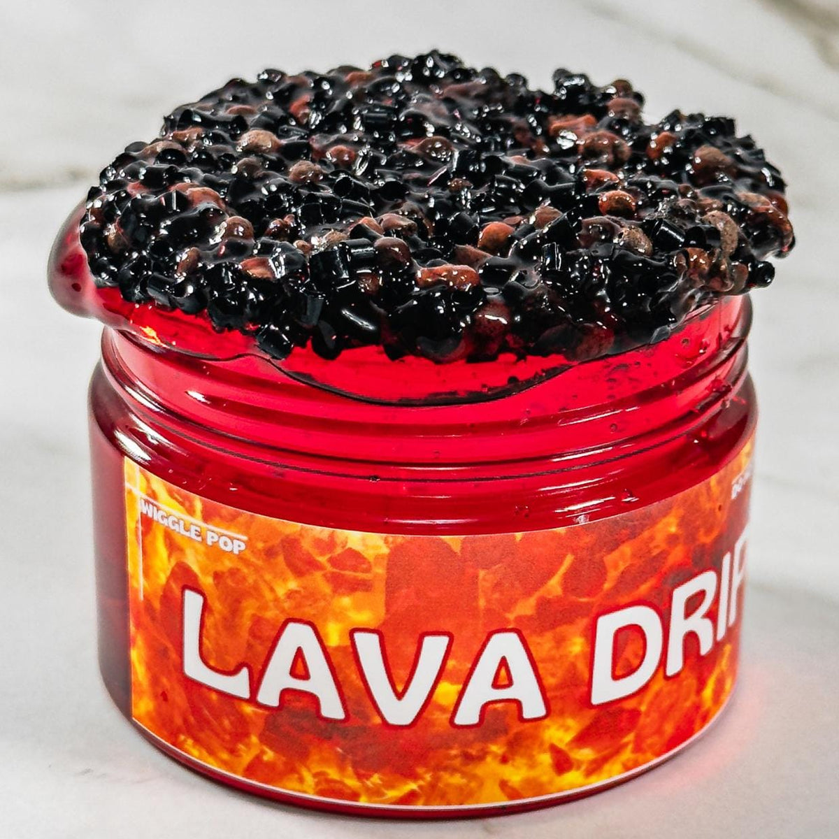 Lava Drip Clear Slime