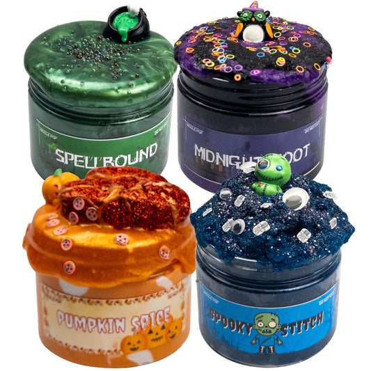 Halloween Slime Bundle: Spooky Stitch, Pumpkin Spice, and More
