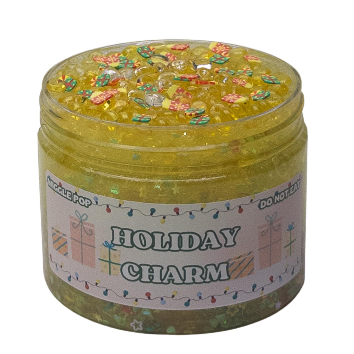 Holiday Charm Clear Slime