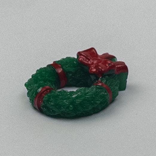 Holly Wreath Crackle Bingsu Slime