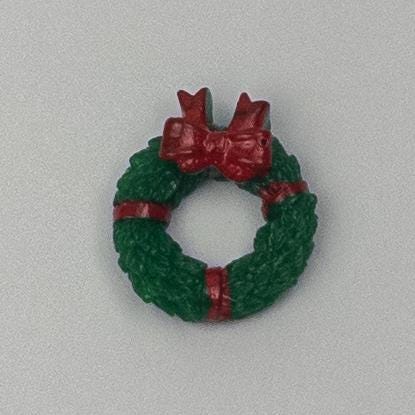 Holly Wreath Crackle Bingsu Slime