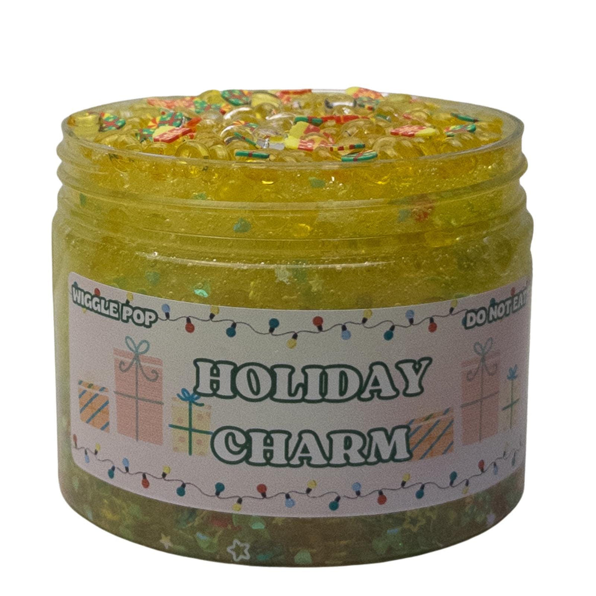 Holiday Charm Clear Slime